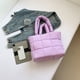 thumbnail image 3 of Likrtyny Bolso Mano Acolchado para Mujer Bolso Hombro Bolso Elegante (púrpura), 3 of 8