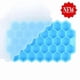 thumbnail image 1 of 1pc Honeycomb Silicone Ice Tray - 37 Grids Hexagonal Ice Cube Mold For Perfectly Shaped Ice Cubes And Ice Balls, 1 of 5