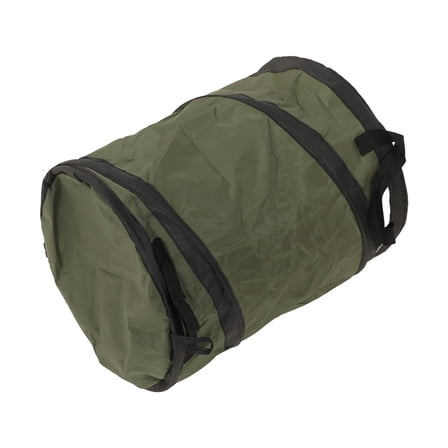 Camping Trash Can, Green Collapsible Trash Can Bottom Handle Compact Portable  For Road Trip