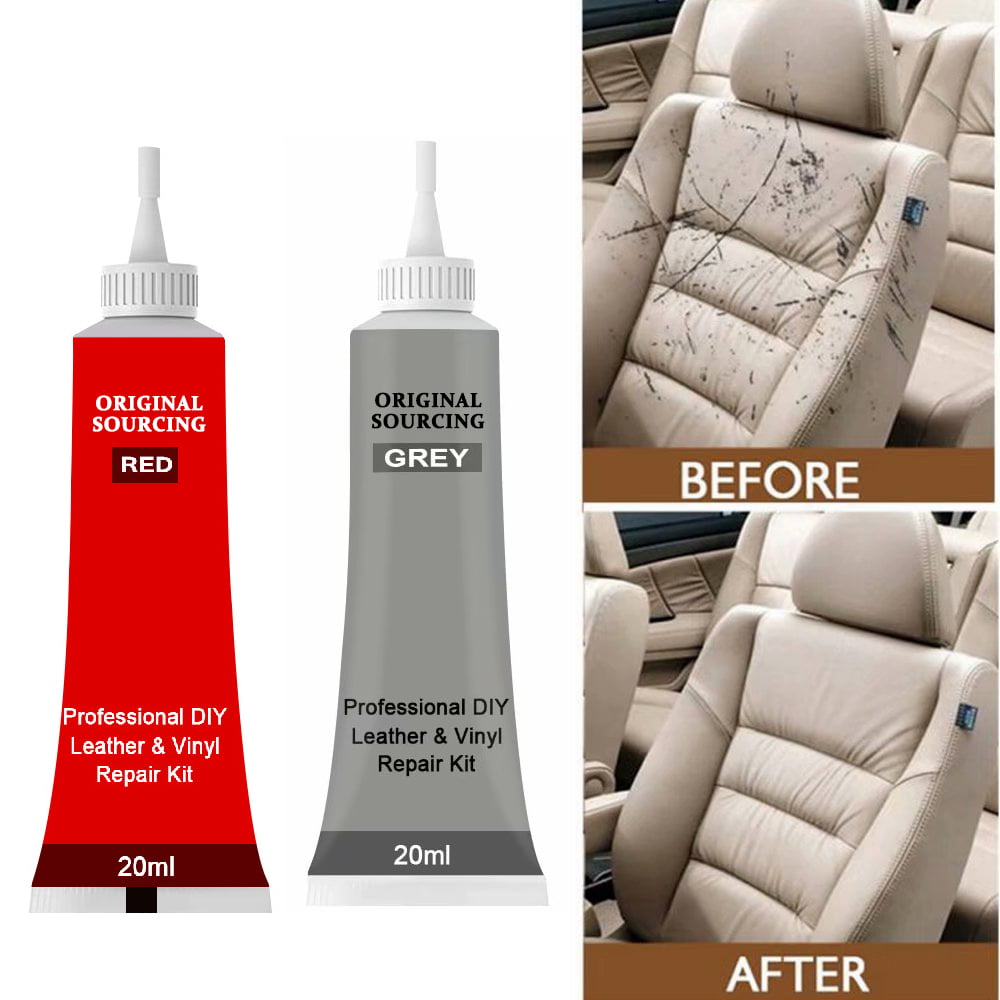to Fix Sofas and Car seats Leather Cracks and scratches Leather repair kit 