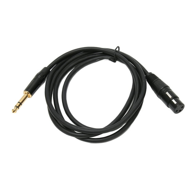 Cable de interconexión balanceado XLR hembra a TRS de 1/4 pulgada Bling Bling