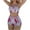 Hot Pink, variant on Summer Savings Clearance! Edvintorg Women'S High Waisted Bikini Sets Sporty Front Cross Lace Up Two Piece Swimsuits Color Block High Cut Bathing Suits