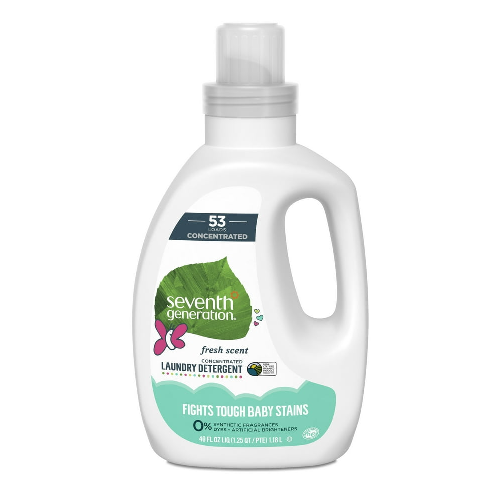 Seventh Generation Baby Concentrated Laundry Detergent, Fresh Citrus