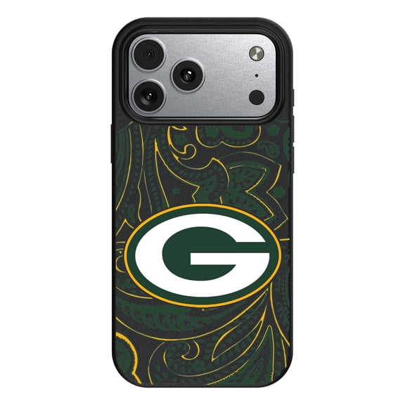 Keyscaper Green Bay Packers Paisley iPhone Magnetic Bump Case