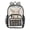 Beige Color Tone, variant on Clear Backpack Heavy Duty PVC Transparent Backpack for College Workplace, Neon-colored Triangle
