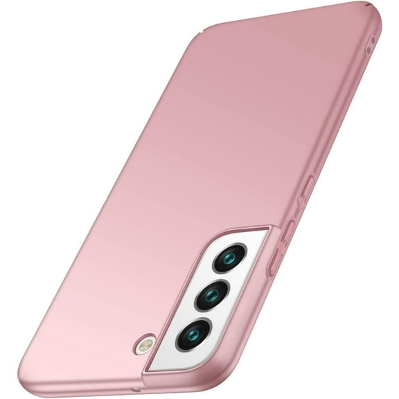 Case for Samsung Galaxy S23 Phone Case Protective Slim [Defend from Scratch/Slip/Drop/Fingerprint] Matte PC Hard Minimalistic Phone Cover for Samsung Galaxy S23-Pink