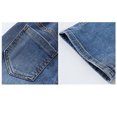 thumbnail image 6 of Tdoqot Girls Jeans- Baggy Casual Wide Leg High Rise Kids Denim Jegging Pants Blue Size 14, 6 of 7