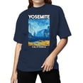 thumbnail image 2 of Yosemite Graphic Women's Navy T-Shirt, 2 of 3