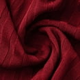 thumbnail image 5 of Olyvenn Ribbed Knit Tunic Top for Women V Neck Long Sleeve Blouse Ruched Business Casual Shirt Elegant Solid Color Tops Wine M, 5 of 9