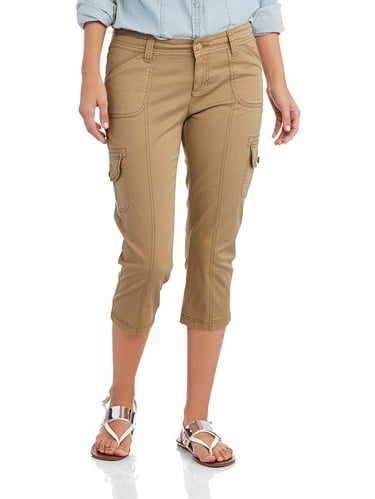 Faded Glory Women's Cargo Capri Pants 