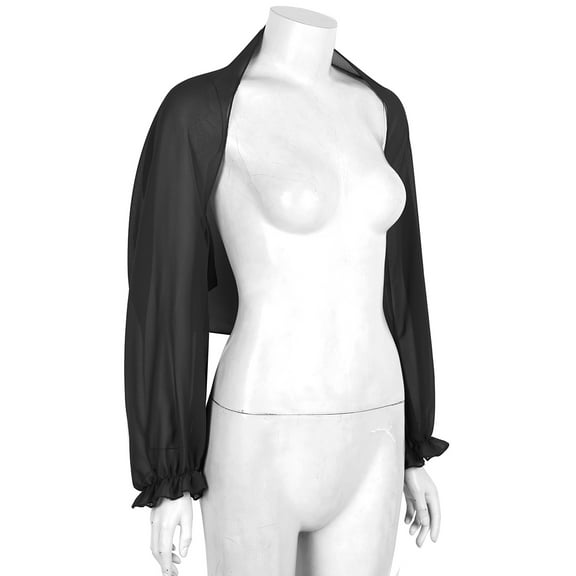 MSemis Womens Shawl Open Front Bolero Shrugs Jacket Cardigan