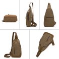 thumbnail image 5 of KL928 Canvas Sling Bag Shoulder Crossbody Backpack Casual Rucksack for Men Women Gift, 5 of 7