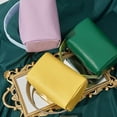 thumbnail image 5 of Nueva bolsa de almacenamiento portátil creativa de cuero de pvc cuadrado color caramelo impermeable de gran capacidad MFZFUKR BST3002251-2, 5 of 5