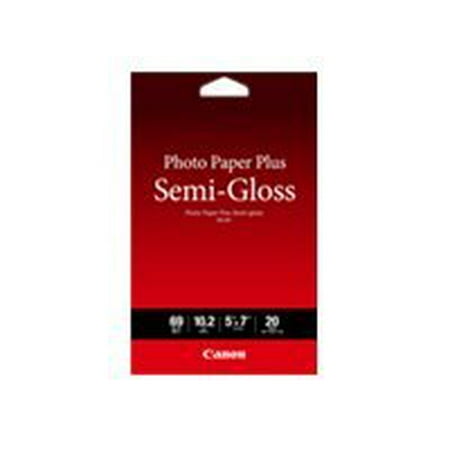 Canon photo paper plus 20 shts 5 x 7 semi-gloss