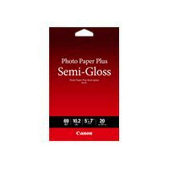 Canon photo paper plus 20 shts 5 x 7 semi-gloss