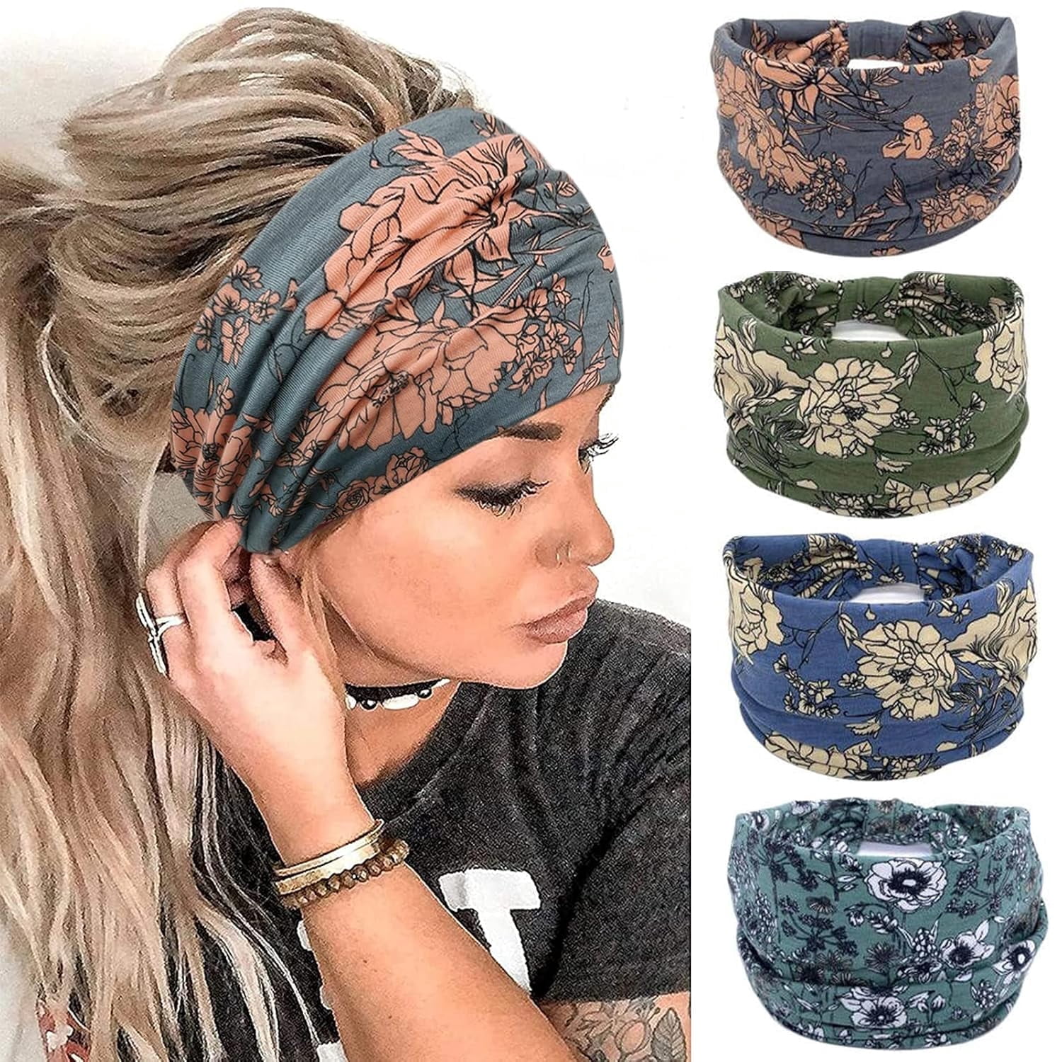 30 Pack Spa Headband Esthetician Hair Wrap for Women 