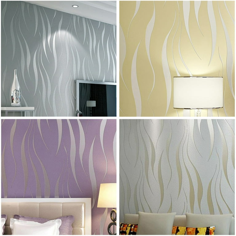 Modern 3D Abstract Geometric Wallpaper Roll For Bedroom Living room  Supplies Home Decoration Embossed Wall Paper 