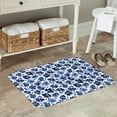 thumbnail image 5 of Kdxio Blue Ink Flowers,16" x 24", Non-Slip Front Door Mats,Outdoor Welcome Mat Washable, 5 of 9