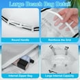 thumbnail image 5 of KOITHOT Large Beach Bag Clear Waterproof Pool Tote Bag for Women with 10 Pockets and Pouch for Summer Vacation Beach Essentials, 5 of 8