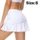 thumbnail image 2 of Faldas de tenis deportivas para mujer, faldas pantalón ligeras para golf, correr, hacer ejercicio con pantalones cortos deportivos, falda corta para mujer, falda deportiva para fitness y, 2 of 5
