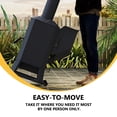 thumbnail image 6 of HEATAK Outdoor Freestanding 70,000 BTU Black Wood Pellet Patio Heater, Backyard, 6 of 8