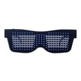thumbnail image 2 of Luz azul Zulema luminosas recargables LED Bluetooth personalizables Graffiti gafas de sol bluetooth, 2 of 8
