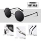 thumbnail image 4 of Gafas de Sol Redondas Polarizadas UV400 Sunier para Hombre y Mujer, 4 of 6