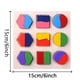 thumbnail image 4 of Formas Geométricas De Madera, Rompecabezas Montessori, Clasificación, Ladrillos Matemáticos, Aprendizaje Preescolar, Juego Educativo, Juguetes Para Bebés Y Niños Pequeños., 4 of 7
