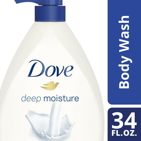 Dove Deep Moisture Body Wash Pump, 34 oz - Walmart.com