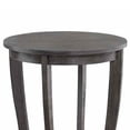 thumbnail image 4 of Convenience Concepts American Heritage Round End Table in Gray Wood Finish, 4 of 11