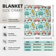 thumbnail image 5 of Mushroom Blanket, Mushroom Gifts for Women, Soft Fleece Flannel Mushroom Throw Blanket 50" X 40", Cute Mushroom Head Blanket Stuff Gifts for Mushroom Lovers Couch Bedding Living Room Decor, 5 of 6
