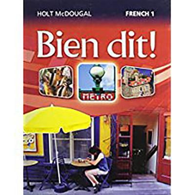 Pre-Owned Bien dit!, Bien dit! Student Edition Level 1 2013 9780547871790 0547871791 -