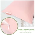 thumbnail image 5 of PiccoCasa Body Pillowcase 1Pc, Viscose from Bamboo with Zipper Pink 20"x54", 5 of 7