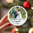 thumbnail image 4 of Engagement Ornament Gift for Couples, Custom Newly Engaged Couples Ornament, Happy Engagement Ornament for Her Him, Bride to Be Ornament, Just Engaged Gifts, Personalized Name Engaged Ornaments f2u, 4 of 6