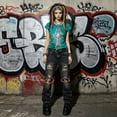 thumbnail image 5 of Women's Graphic Tees Y2K Vintage Gothic Tops 2000s Streetwear Slim Fit Shirt Emo Scene Alternative Clothes for Women, Casual Party Shirts, 5 of 8