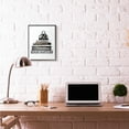 thumbnail image 2 of Stupell Industries Fashion Designer Purse Bookstack Black And White Watercolor Framed Wall Art by Amanda Greenwood, 2 of 8