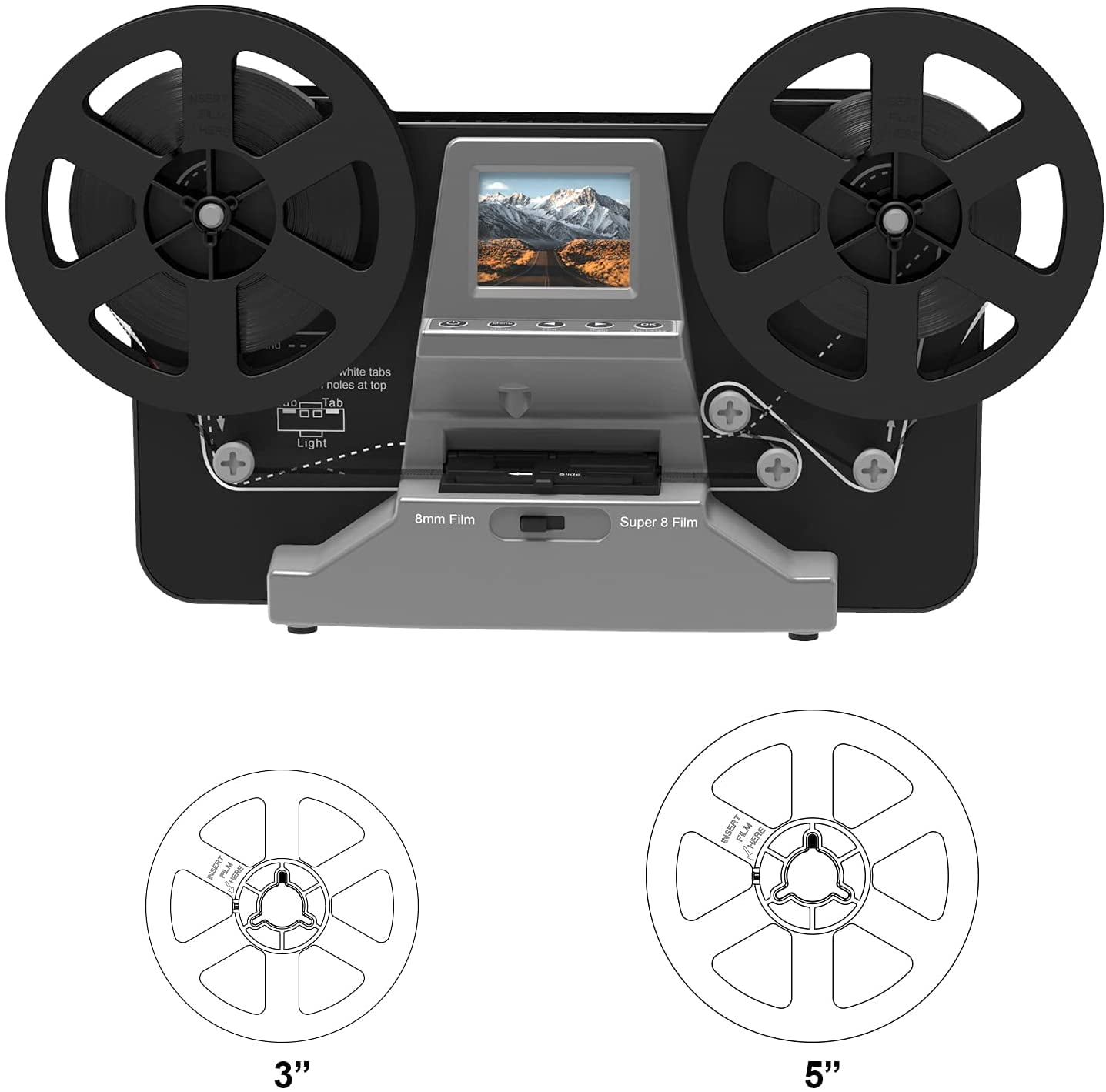 news super 8 roll film scanner