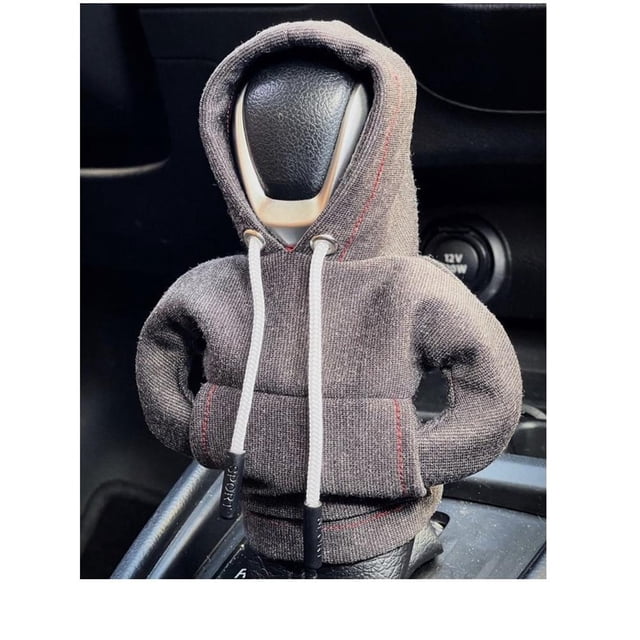 5uds. Cubierta de palanca de cambios para coche, palo creativo, decoración Interior del coche, gris oscuro