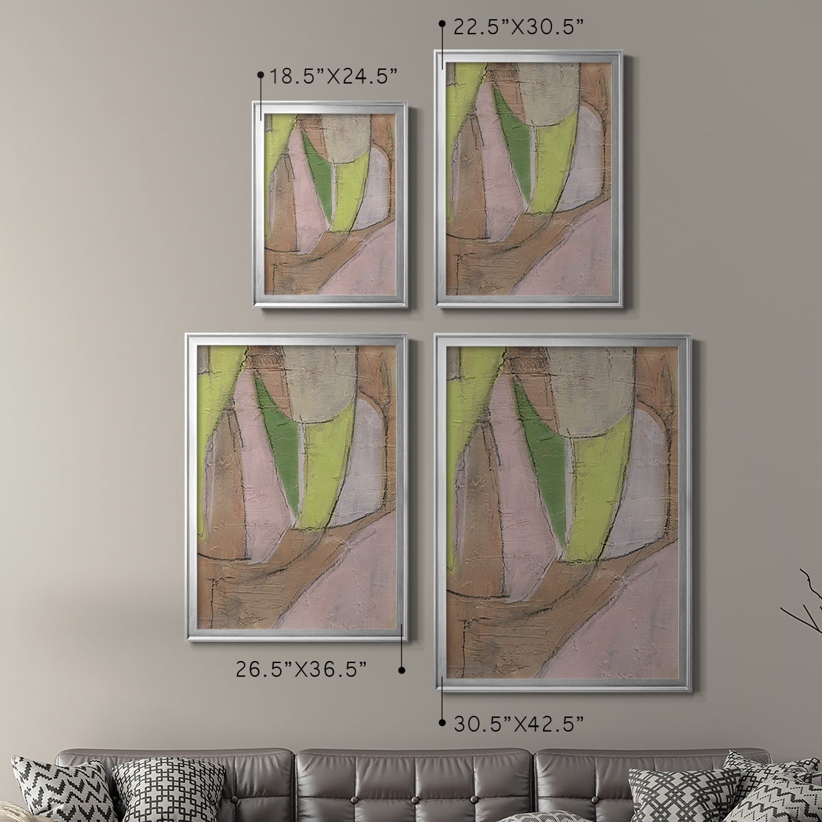 Many Layers I Premium Framed Print, in Gold, Black, or Silver - Ready to Hang