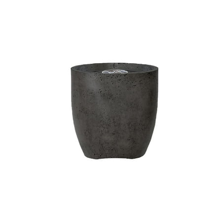 - Prism Hardscapes Pentola 2 Concrete Gas Fire Pit, Natural Gas, Ebony, 24