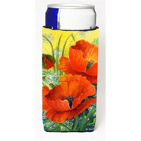 

Poppies by Maureen Bonfield Michelob Ultra Can coolers for Slim Cans