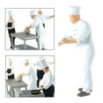 thumbnail image 1 of Figurine de Chef de restaurant Scène Train Jouet pour Chef Blanc 3, 1 of 10