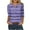 Purple, variant on Patlollav Blouses Womans Fashion Short Sleeve Retro Easter Print Loose Tops