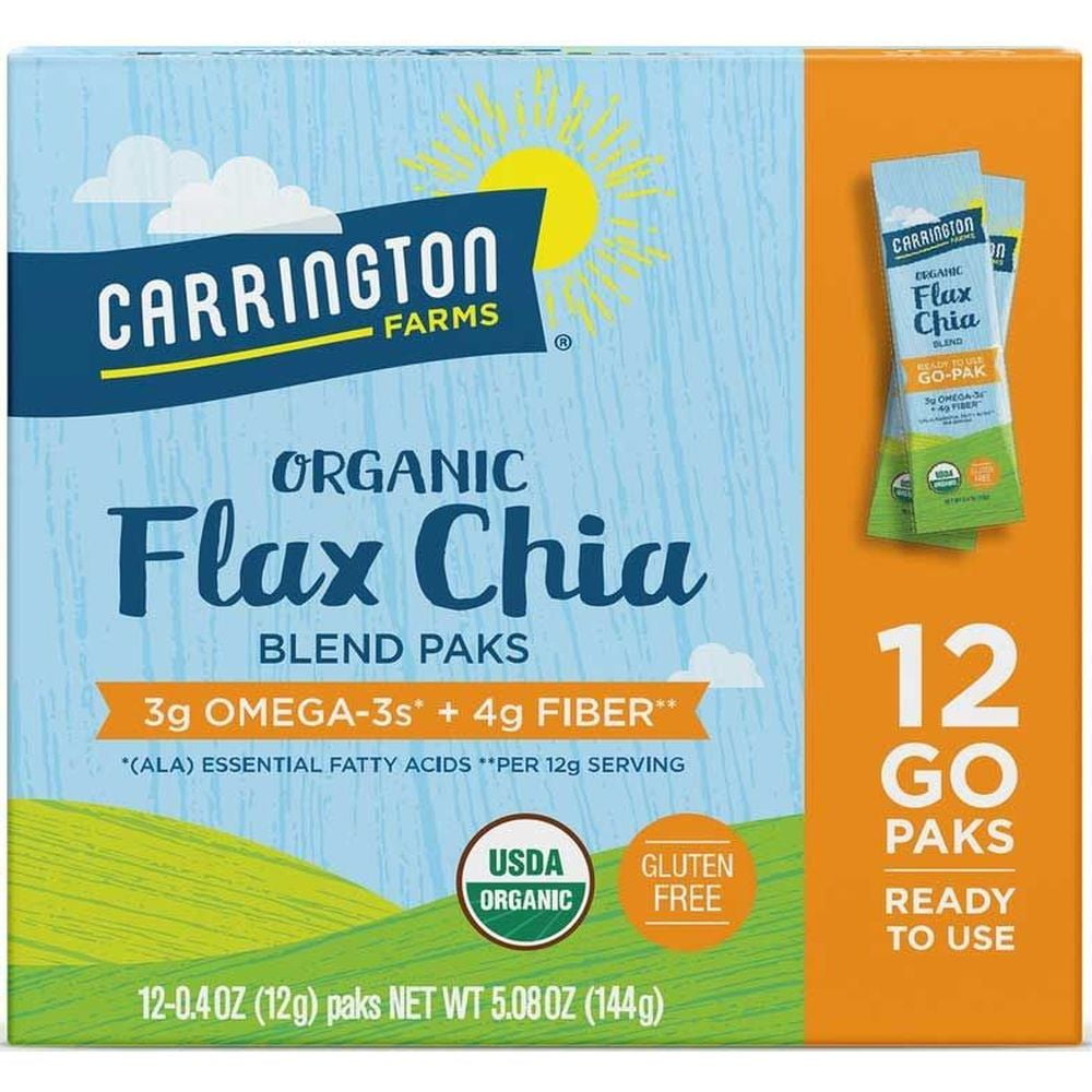 Buy Carrington Farms Organic Flax Chia Paks 12 count per pack 6