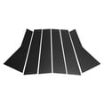 thumbnail image 1 of Pegatina Antirrayaduras del Recorte de la Ventana del Pilar de la Puerta Unique Bargains para Nissan Pathfinder 2024 Fibra de Carbono Negra Frontal Trasero Izquierdo Derecho, 1 of 6