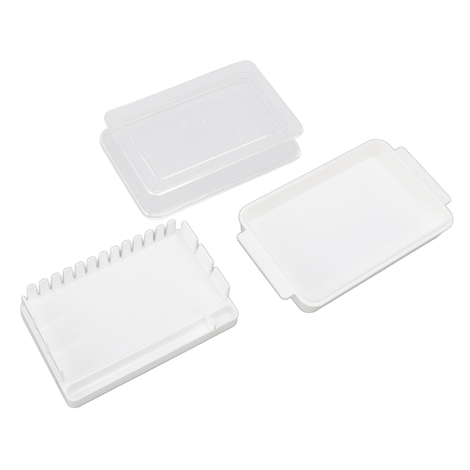 Butter Dish PP Lightweight Clean Hygienic Butter Box with Lid for Home Restaurant Kitchen Outdoor