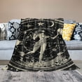 thumbnail image 2 of Nawypu Libra Zodiac Blanket, Libra Zodiac Gifts for Women Moon Constellation Throw Blanket Astrology Decor Witchy Libra Birthday Gifts Gothic Soft Microfiber Blanket, 2 of 6