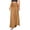 Brown, variant on Skirts for Women Viikei High-waisted Skirt with Pockets,Womens Fashion Solid Color A Character Satin Fabric Invisible Zipper Half Length Skirt Brown M