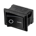 thumbnail image 5 of 5pcs  250V/6A 125V/10A 2P I/O 2 Position Snap-in Boat Rocker Switch Black, 5 of 5