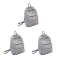 thumbnail image 3 of Transemion Stylish School Bag For Women Comfortable And Durable Spacious School Backpack LightGray 3Set, 3 of 6